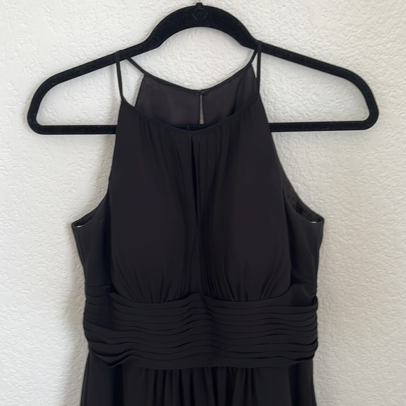 Azazie Bonnie - Size A8 - Black Chiffon - Picture 4 of 9